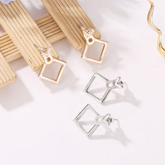 Trendy Cute Nickel Free  Square Stud Earrings