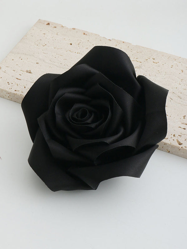 Flower Shape Solid Color Brooch Accessories