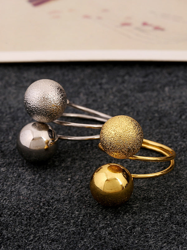 Casual Adjustable Geometric Rings Accessories