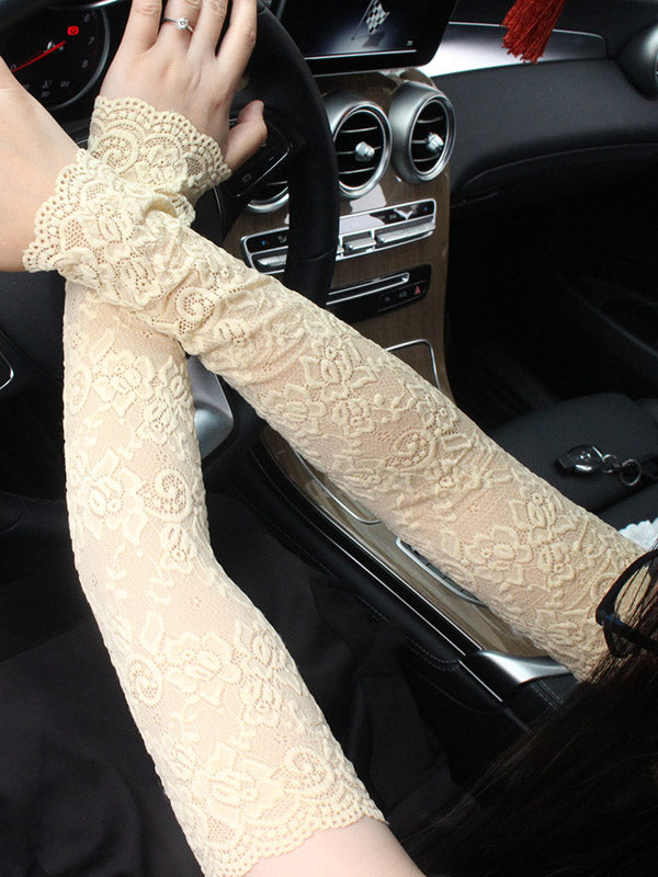 Original 7 Colors Lace Hollow Embroidered Sleevelet Accessories