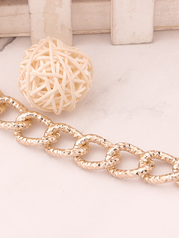 Chains Geometric Hollow Dainty Necklace Necklaces Accessories