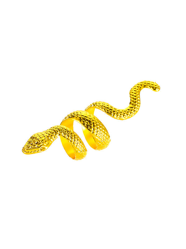 Snake Shape Solid Color Rings Accessories