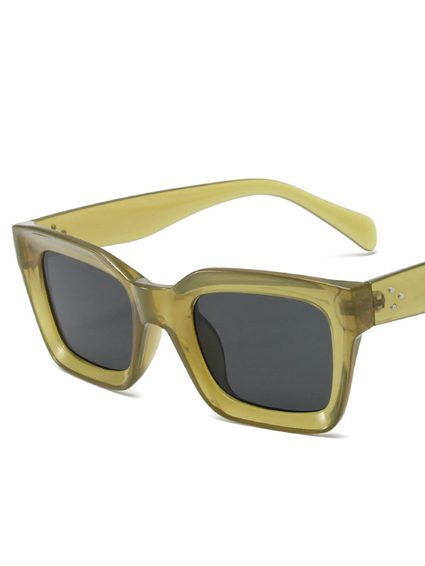 Sun-Protection Geometric Sunglasses Accessories