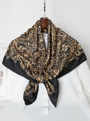 Contrast Color Printed Shawl&Scarf