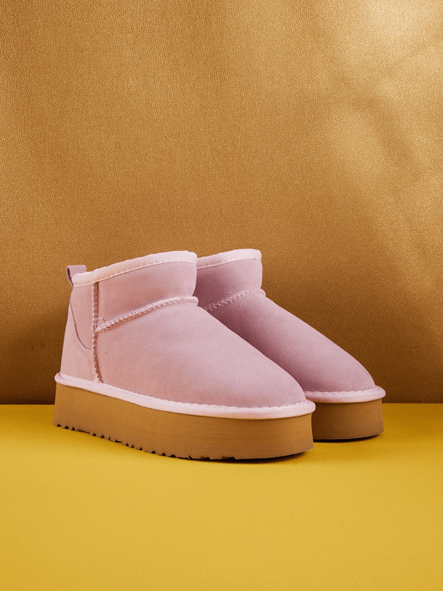 Smaibulun Ugg | Ultra Mini Platform Low Ankle Boot - Pink