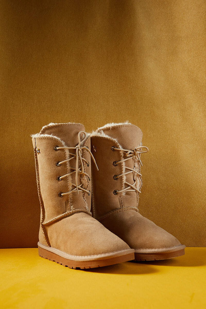 Smaibulun Ugg | Star Soldier Suede Wool Blend Boots