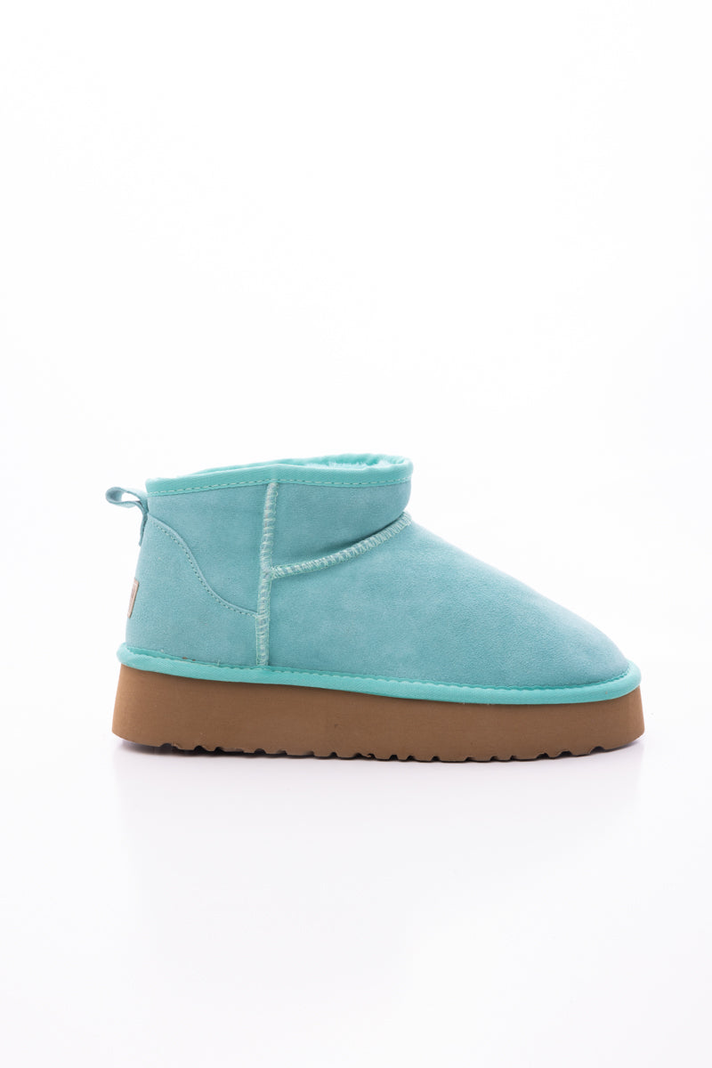 Smaibulun Ugg | Ultra Mini Platform Low Ankle Boot - Turquoise