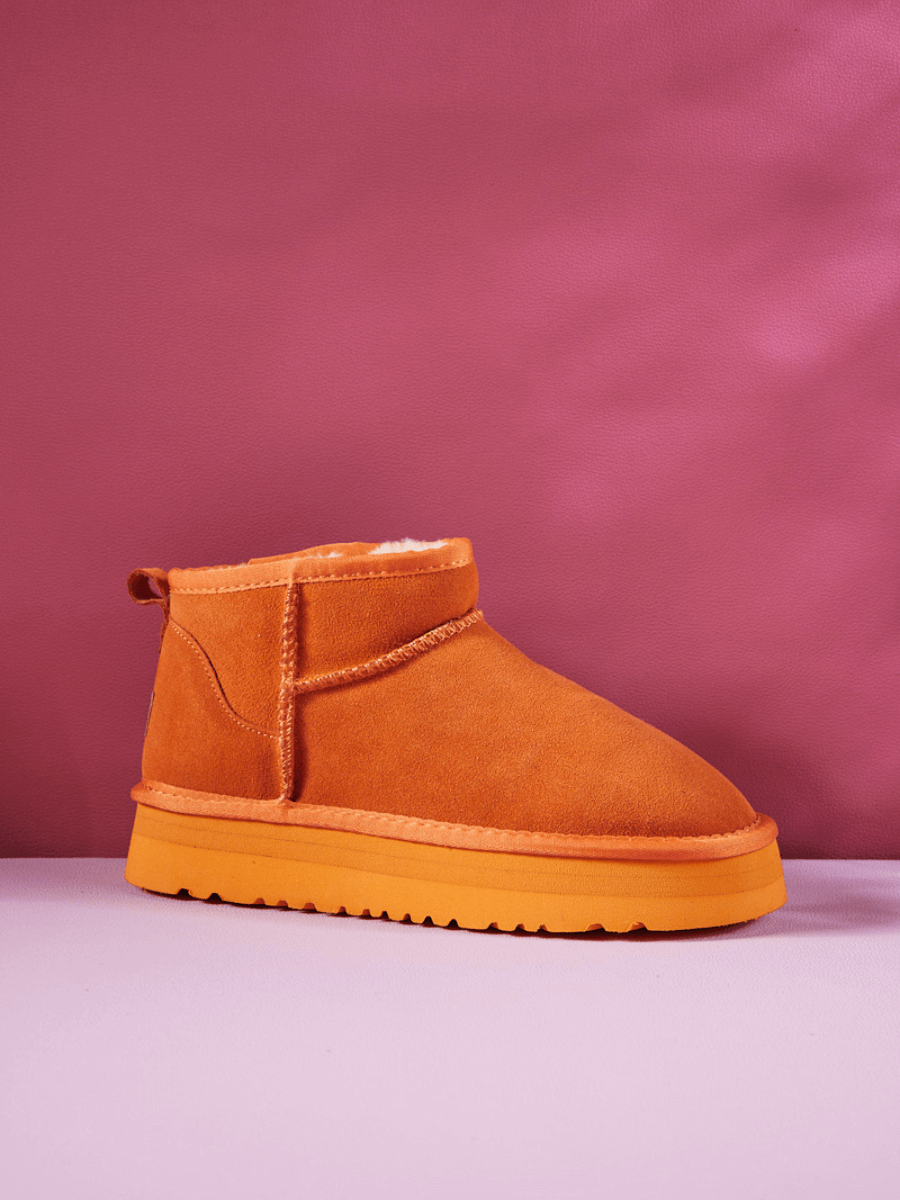 Smaibulun Ugg | Ultra Mini Platform Low Ankle Boot - Cheddar