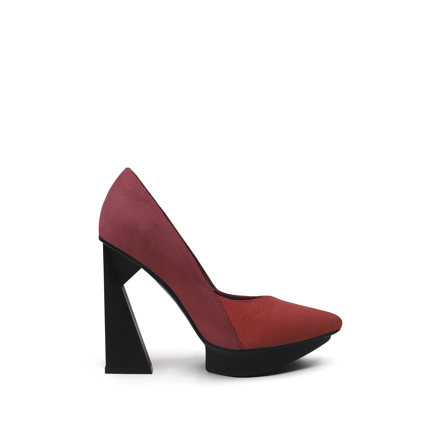 Jady Rose | Copeland Leather Heel Pump - Claret