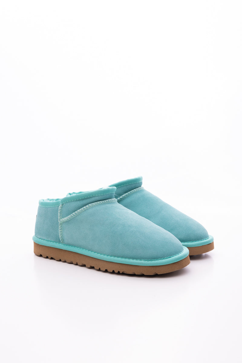 Smaibulun Ugg | Faux-Fur-Lined Suede Tasman Ankle Boot - Turquoise