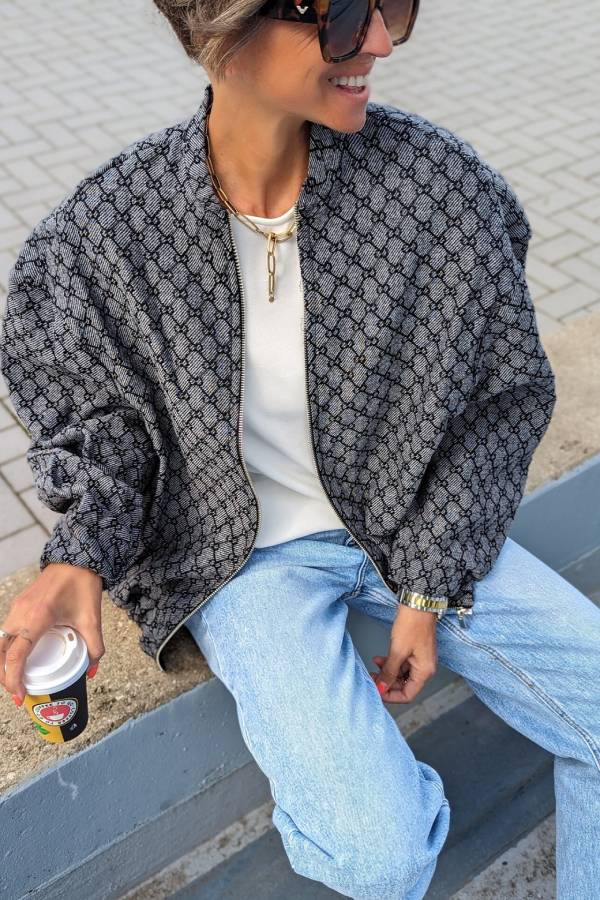 Oversized Bomber Jacket