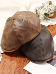 Buckle Hollow Split-Joint Beret Hats