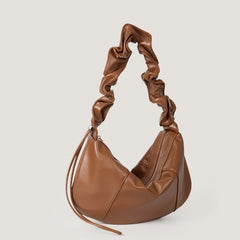 Ruffle-Chic Shoulder Bag