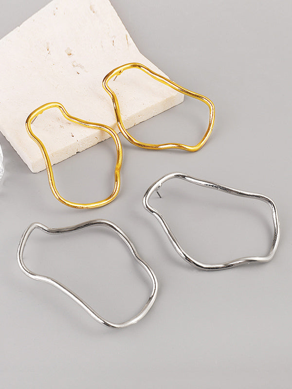 Normcore Geometric Drop Earrings