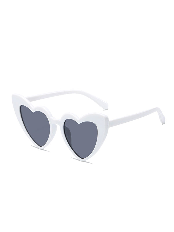 Heart Shape Sun Protection Sunglasses Accessories