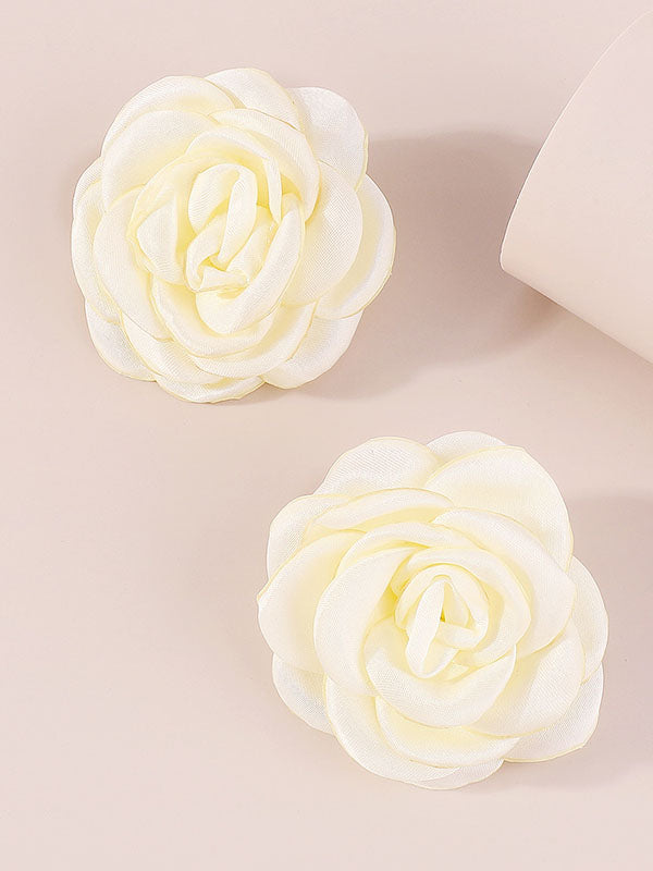 Three-Dimensional Flower Earrings Accessories