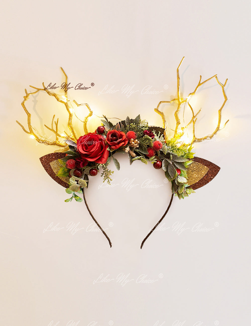 Reindeer Antler Christmas Reindeer Headband | LikeMyChoice®