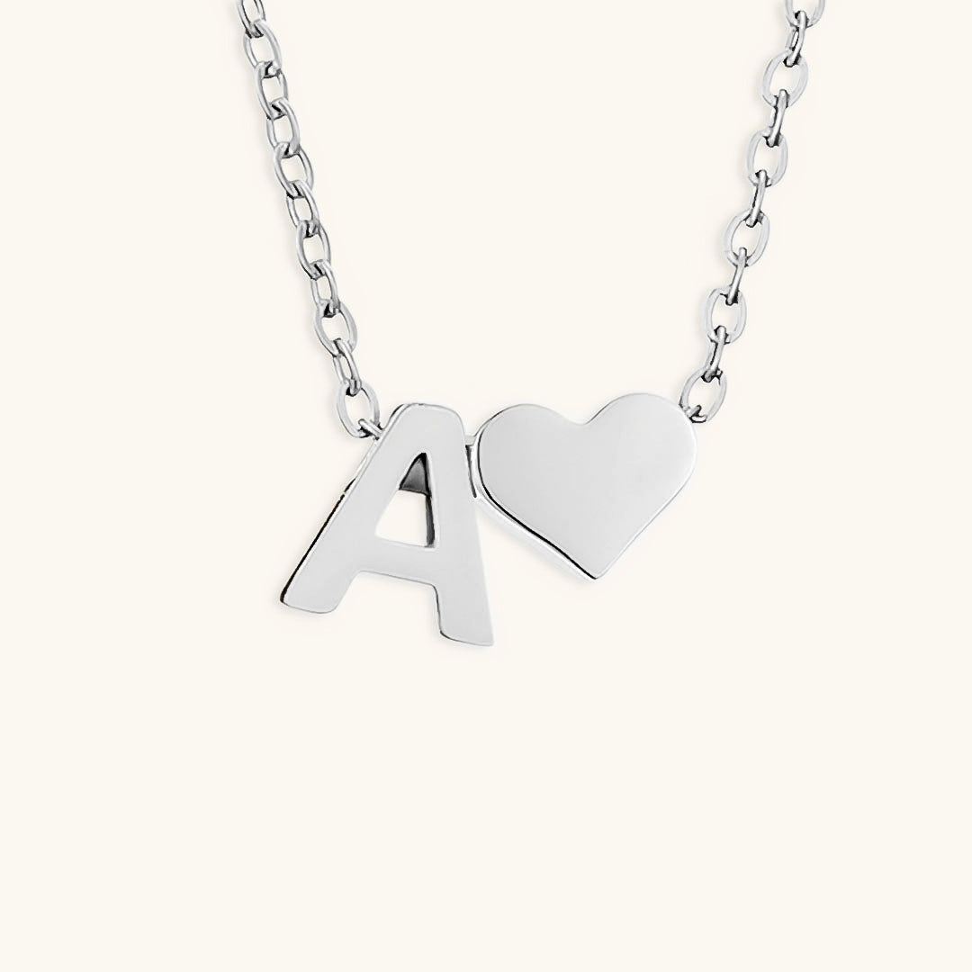 Heartfelt Initial - Gold Letter Necklace