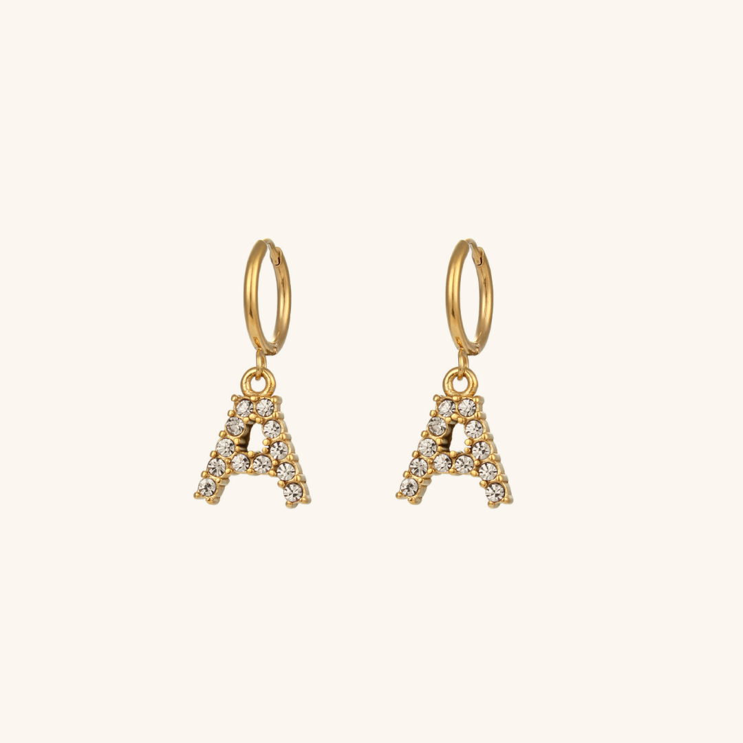 Aimee Initial Earrings