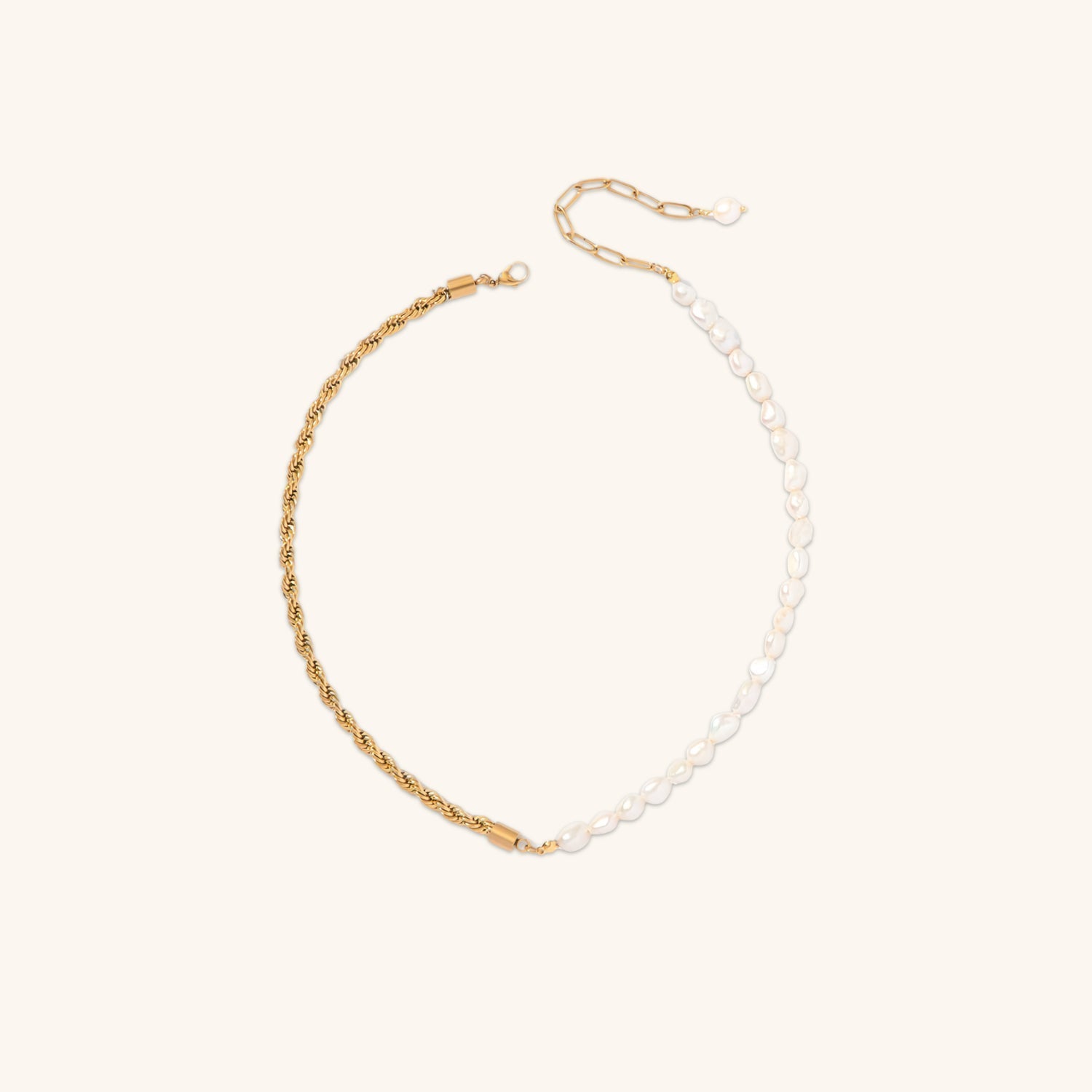 Alina Pearl Rope Necklace