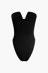 All We Love V-neck Strapless Bodysuit