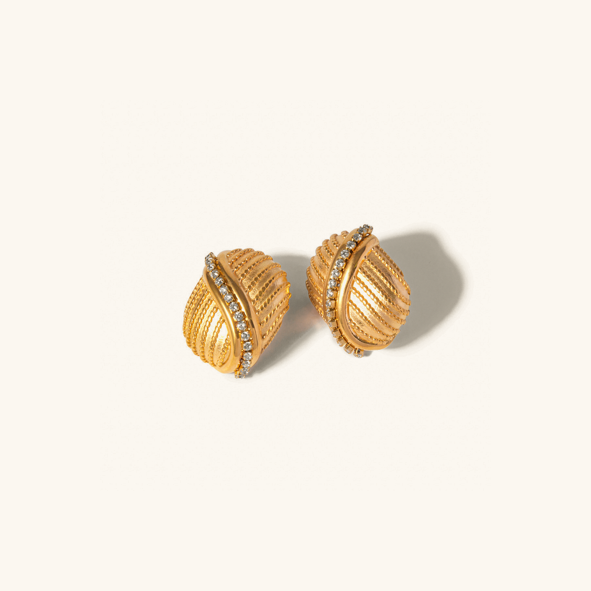 Amara Gold Stud Earrings