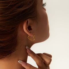 Amora Heart Earrings