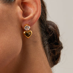 Amour Heart Earrings