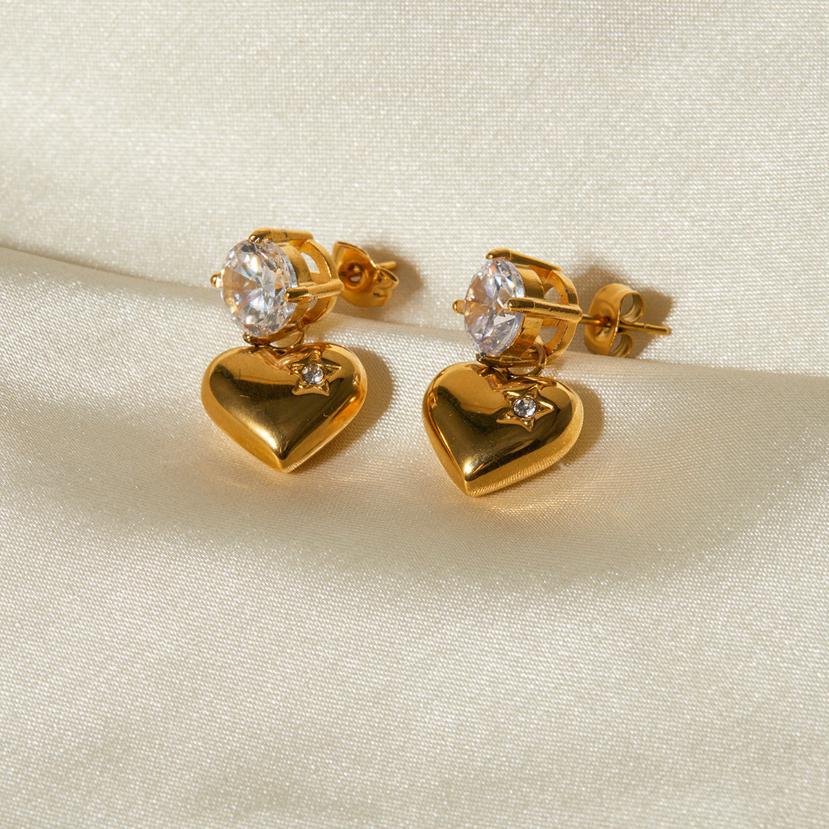 Amour Heart Earrings