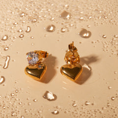 Amour Heart Earrings