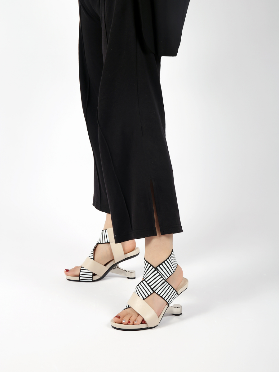 JADYROSE | YORK WRAP STRAP BEIGE HEEL