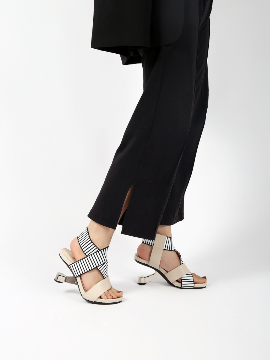 JADYROSE | YORK WRAP STRAP BEIGE HEEL