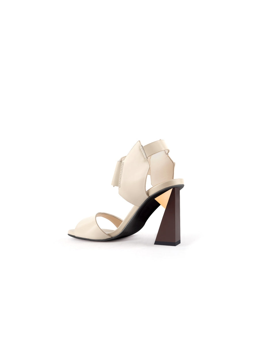 JADYROSE | CHESKA APRICOT LEATHER HEEL