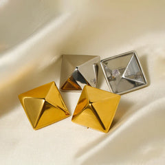 Arden Pyramid Stud Earrings