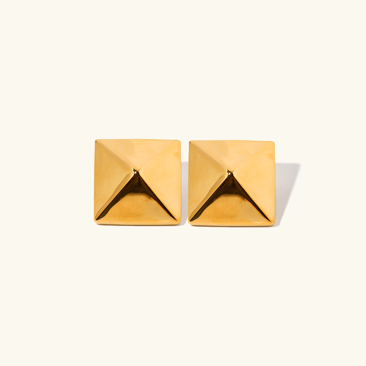 Arden Pyramid Stud Earrings