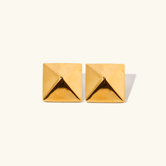 Arden Pyramid Stud Earrings