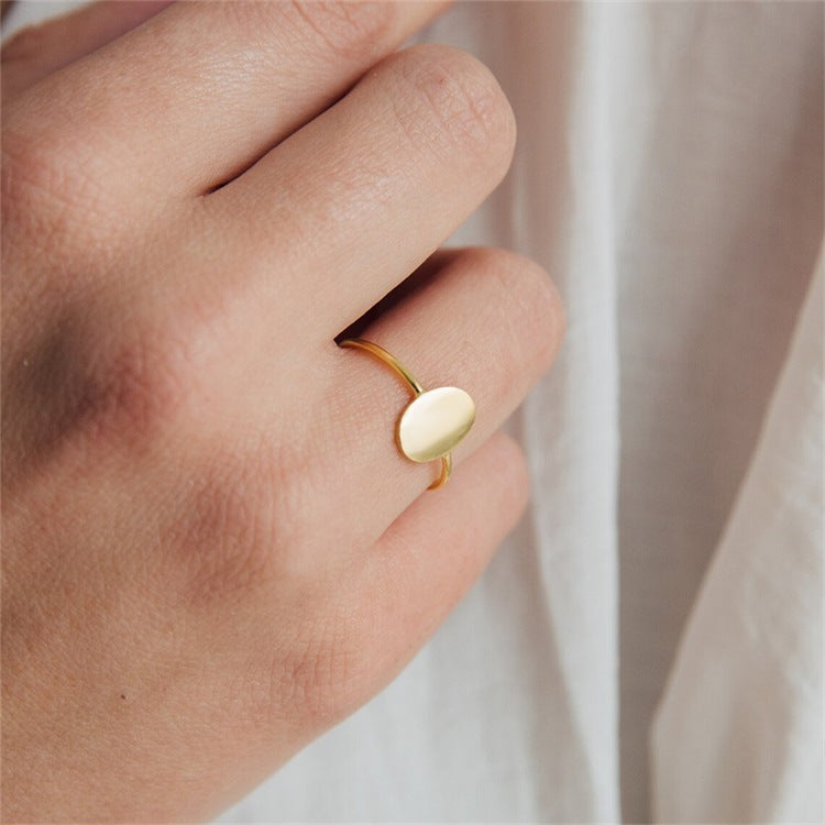 Aria Minimalist Gold Ring