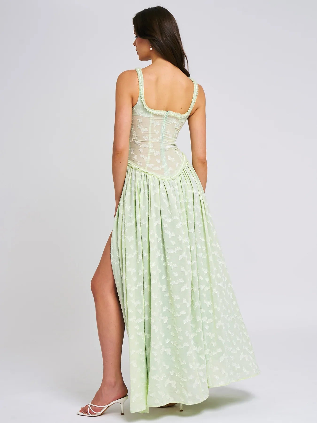 Savannah Meadows Lace Maxi Dress