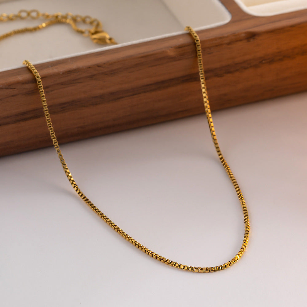 Astra Box Chain Necklace