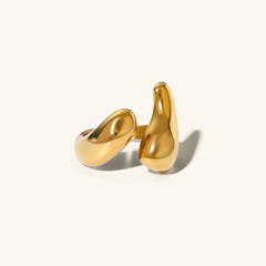 Aura Flow - Sculpted Gold Ring