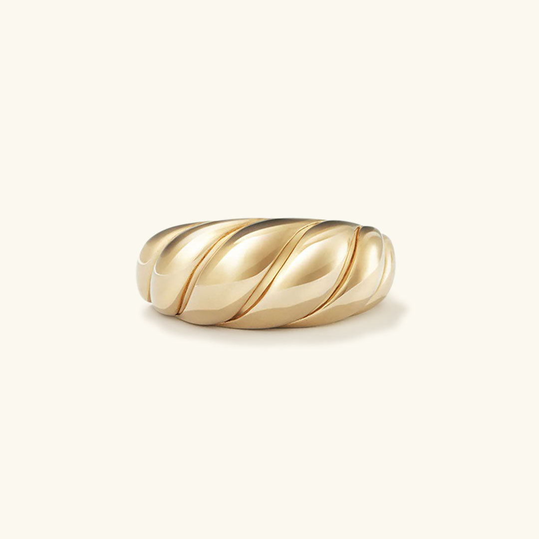 Aurea Gold Dome Ring