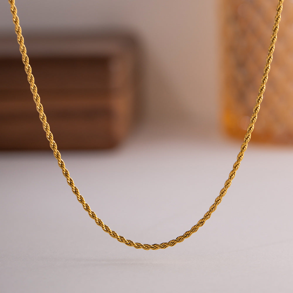 Aurelia Rope Gold Necklace