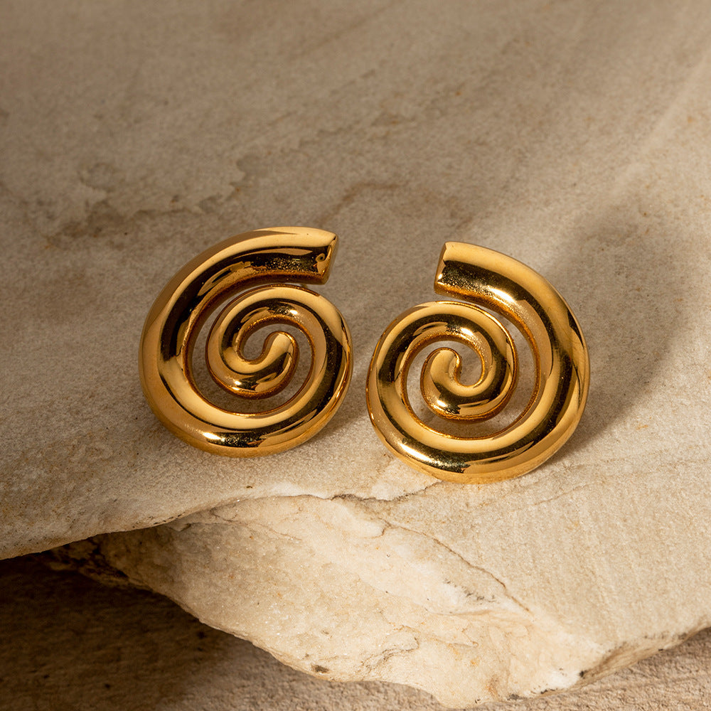 Aurelia Spiral Earrings