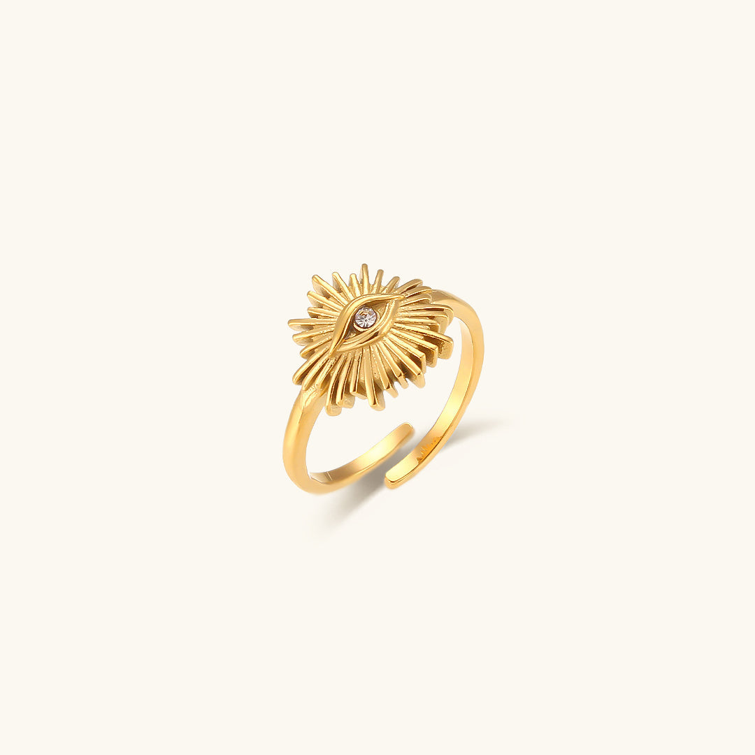 Aurielle Sunburst Ring