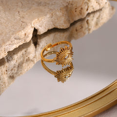 Aurielle Sunburst Ring