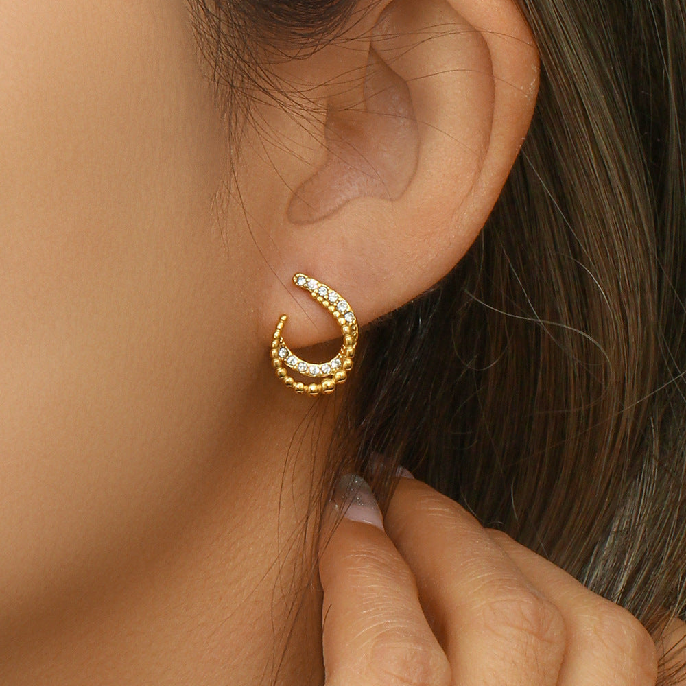 Aurora Gold Accent Earrings