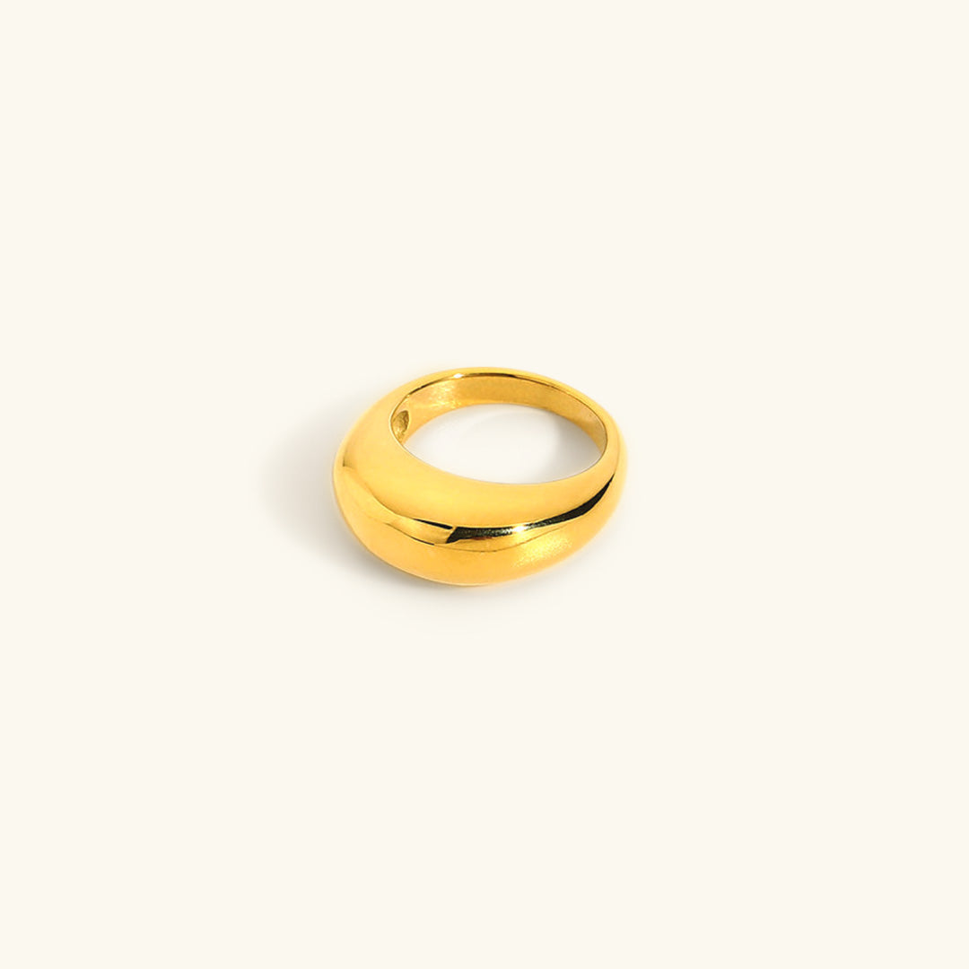 Aurora Gold Dome Ring