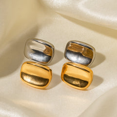 Aurora Gold Stud Earrings