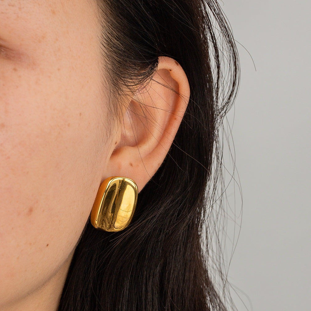 Aurora Gold Stud Earrings