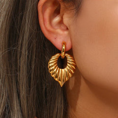 Aurora Leaf Earrings